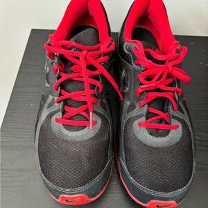 Nike Men's Air Max Limitless 2 Black and Red Athletic Sneakers